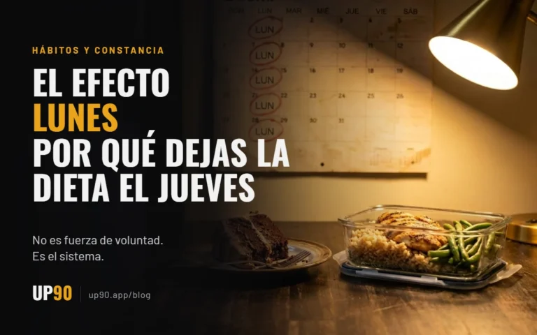 El Efecto Lunes: por qué dejas la dieta cada jueves (y cómo salir del ciclo)
